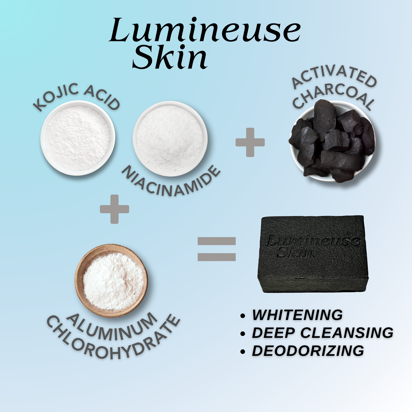 Lumineuse Skin Black Soap