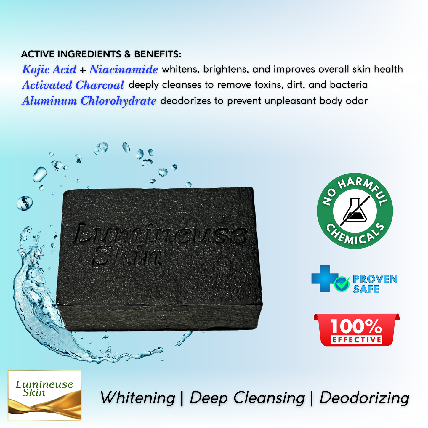 Lumineuse Skin Black Soap